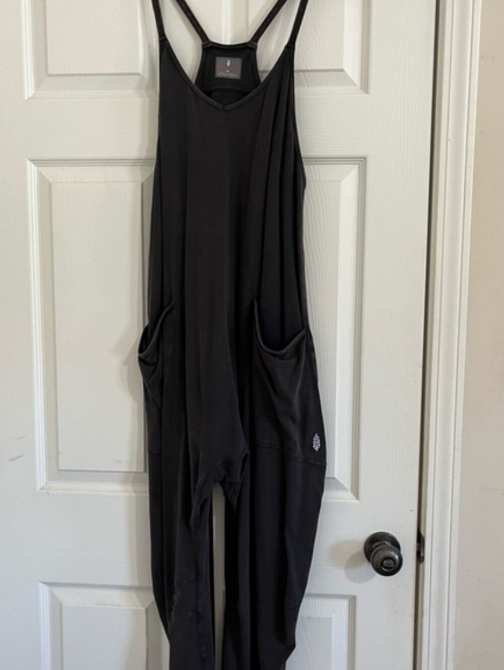 Free People Movement Hot Shot Jumpsuit - Faded Black